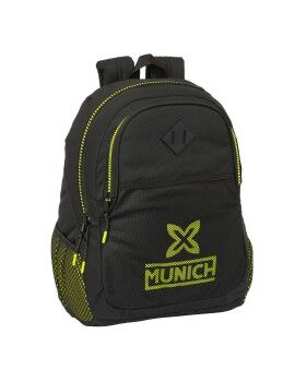 Mochila Escolar Munich Beat Preto 32 x 44 x 16 cm