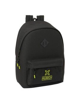 Mochila Escolar Munich +usb munich Preto 31 x 44 x 18 cm