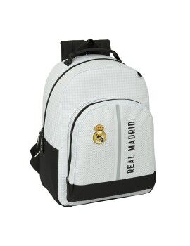 Mochila Escolar Real Madrid C.F. 24/25 Branco Cinzento 32 x 42 x 15 cm