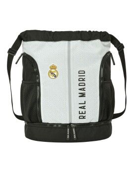 Mochila Saco Infantil Real Madrid C.F. 24/25 Blanco Gris 35 x 40 x 1 cm