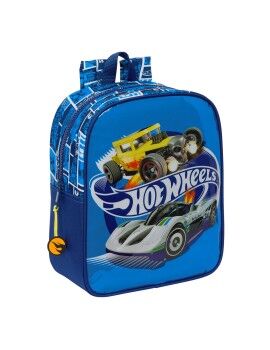 Mochila Infantil Hot Wheels Sonny Azul Marinho 22 x 27 x 10 cm