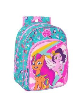 Mochila Escolar My Little Pony Magic Cor de Rosa Turquesa 26 x 34 x 11 cm