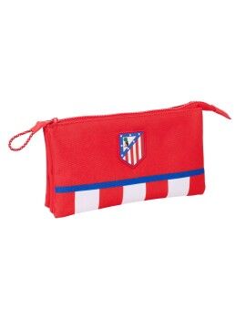 Portatodo Triple Atlético Madrid Rojo 22 x 12 x 3 cm