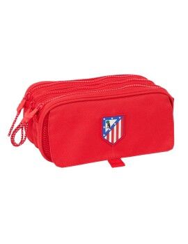 Portatodo Triple Atlético Madrid Rojo 21,5 x 10 x 8 cm