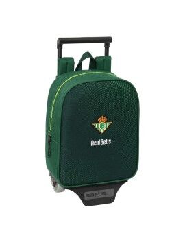 Mochila Escolar com Rodas Real Betis Balompié Verde 22 x 27 x 10 cm