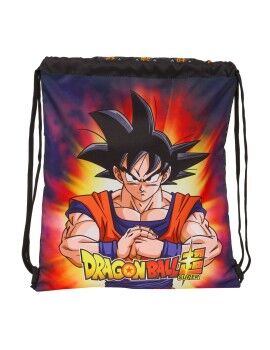 Saco Mochila com Cordas Dragon Ball Preto 35 x 40 x 1 cm