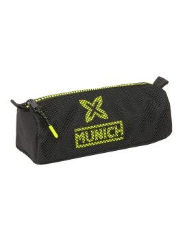 Estojo Munich Beat Preto 21 x 8 x 7 cm