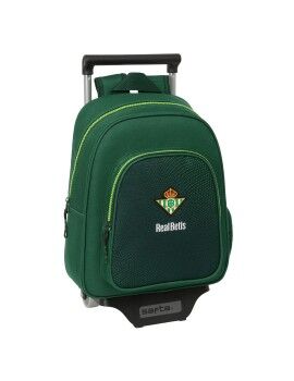 Mochila Escolar com Rodas Real Betis Balompié Verde 28 x 34 x 10 cm