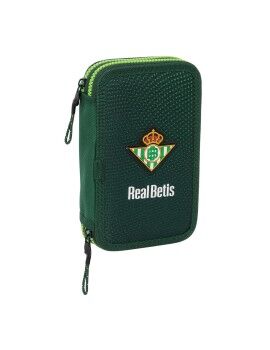 Estojo Duplo Real Betis Balompié Verde 12.5 x 19.5 x 4 cm 28 Peças