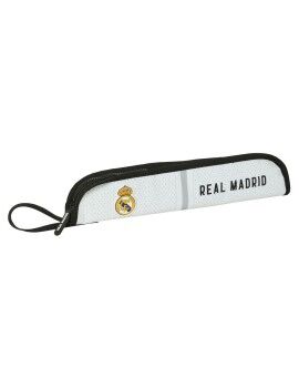 Porta-Flautas Real Madrid C.F. Branco Cinzento 37 x 8 x 2 cm