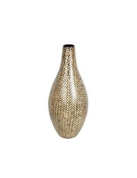 Vaso Romimex Castanho Preto Bambu 28 x 66 x 28 cm