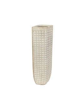 Vaso Romimex Creme Resina 20 x 59 x 13 cm