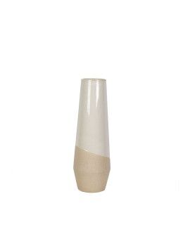 Vaso Romimex Branco Bege Cerâmica 15 x 45 x 15 cm