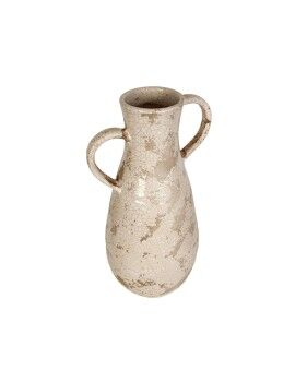 Vaso Romimex Branco Cerâmica 25 x 51 x 16 cm Com pegas