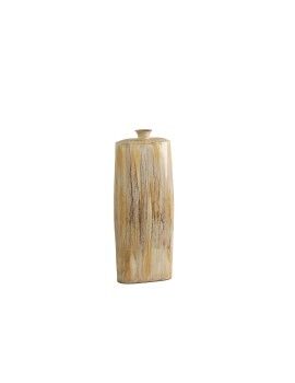 Vaso Romimex Branco Dourado Alumínio 23 x 54 x 13 cm