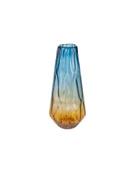 Vaso Romimex Azul Âmbar Vidro 20 x 45 x 20 cm