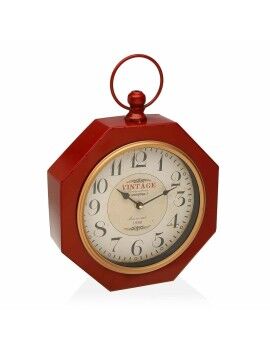 Reloj de Pared Versa rED Metal (28 x 8 x 40 cm)