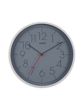 Reloj de Pared Versa Gris Plástico (4,3 x 30,5 x 30,5 cm)