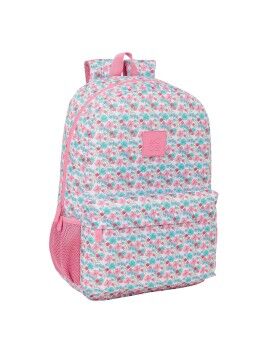 Mochila Escolar Moos Flores...