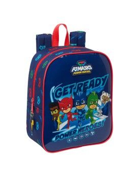 Mochila Escolar PJ Masks Ready Azul Marinho 22 x 27 x 10 cm