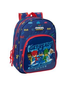 Mochila Escolar PJ Masks Ready Azul Marinho 26 x 34 x 11 cm