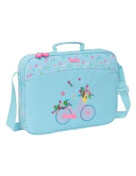 Cartera Escolar Safta Bicicleta Azul 38 x 28 x 6 cm