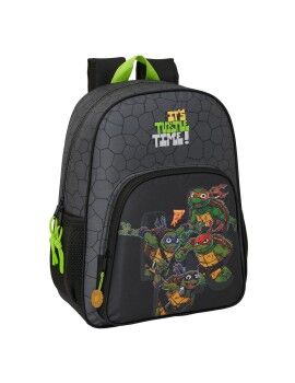 Mochila Escolar Teenage Mutant Ninja Turtles Negro Gris 33 x 42 x 14 cm