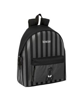 Mochila Escolar Wednesday Negro 33 x 42 x 15 cm