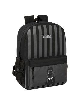 Mochila Escolar Wednesday Negro 32 x 43 x 14 cm