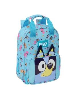 Mochila Escolar Bluey Azul celeste 20 x 28 x 8 cm