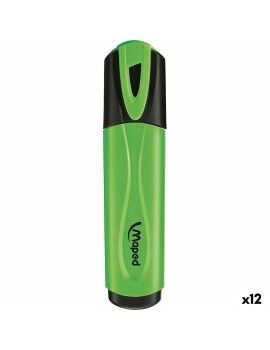 Marcador Fluorescente Maped Peps Classic Verde (12 Unidades)