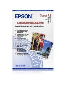 Papel Fotográfico Brilhante Epson 2357142 A3 20 Folhas (1 Unidade)