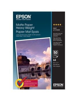 Papel fotográfico mate Epson 2357105 A4 50 Folhas (1 Unidade)