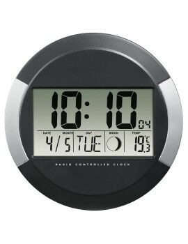 Reloj de Pared Hama PP-245 Negro Plástico Moderno