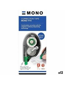 Cinta Correctora Tombow Mono 4,2 mm x 10 m (12 Unidades)