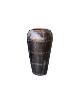 Vaso Romimex Preto Metal 55 x 102 x 55 cm