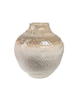 Vaso Romimex Bege Porcelana 36 x 39 x 37 cm