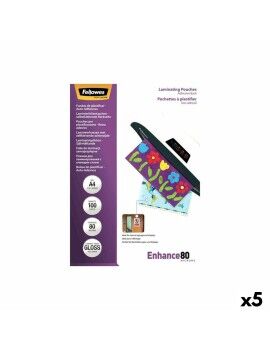 Laminating Pouches Fellowes 100 Peças Transparente A4 (5 Unidades)