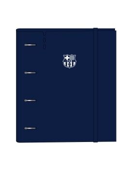 Carpeta de anillas F.C. Barcelona Granate Azul marino 27 X 32 X 4 cm