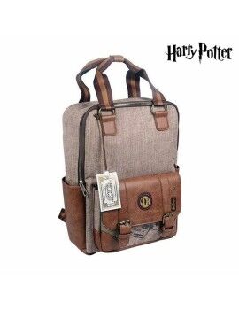 Mochila Escolar Harry Potter Castanho