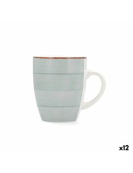 Taza Quid Vita Morning Desayuno Cerámica Azul 350 ml (12 Unidades)