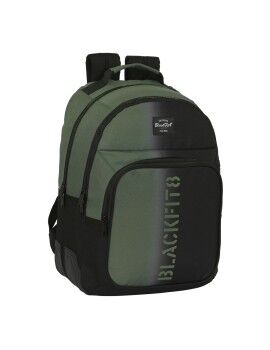 Mochila Escolar BlackFit8 Gradient Preto Verde militar 32 x 42 x 15 cm