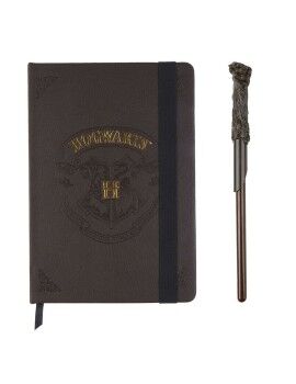 Set de Papelaria Harry Potter Castanho