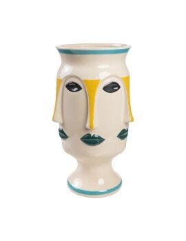 Vaso Romimex Multicolor Cerâmica Face 24 x 40 x 24 cm