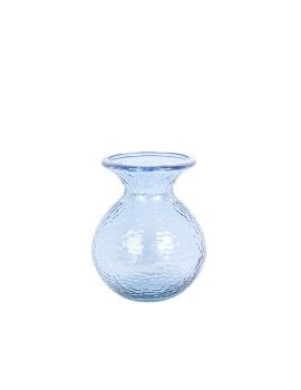 Vaso Romimex Azul Vidro reciclado 20 x 25 x 20 cm