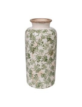 Florero Romimex Verde Beige Porcelana 15 x 32 x 15 cm