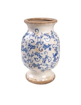 Vaso Romimex Azul Branco Porcelana 20 x 32 x 20 cm