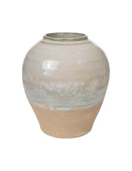 Vaso Romimex Azul Bege Terracota 25 x 29 x 25 cm