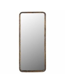 Espelho de parede Alexandra House Living Dourado Metal 72 x 72 x 33 cm