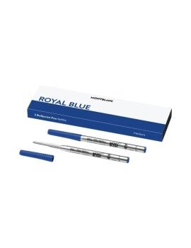 Caneta sobresselente Montblanc ROYAL BLUE Azul 2 Unidades